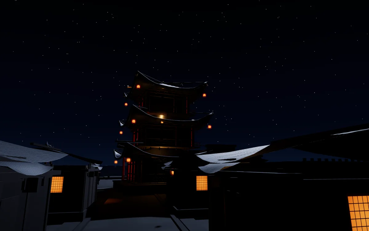 华光楼 · 彩色夜景